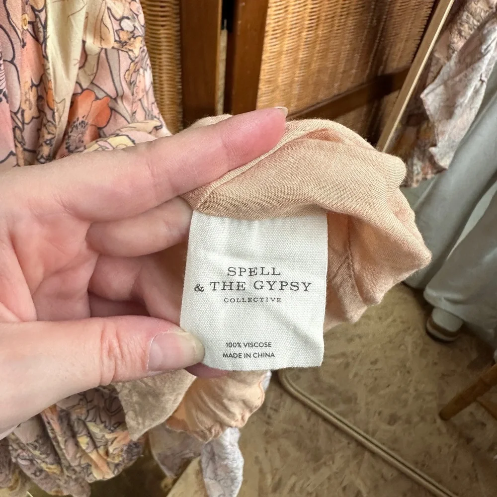 Spell & Gypsy Amethyst Garden Dress in Blush - Picture 7 of 11